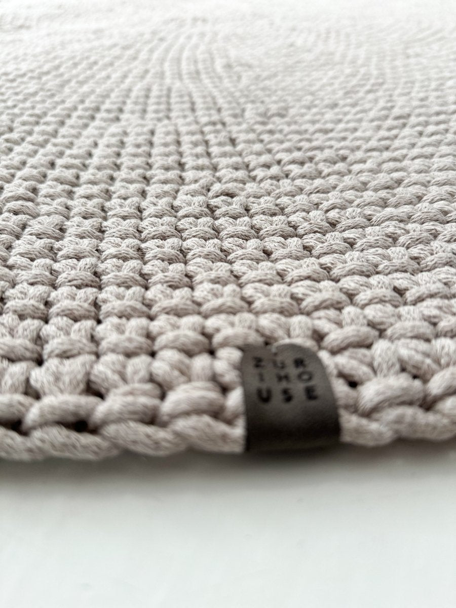 Crochet Rug MOON | OATMEAL
