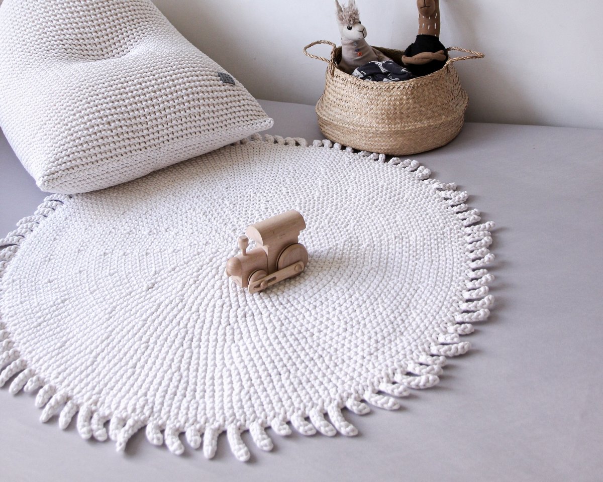 Crochet Rug SUN | IVORY