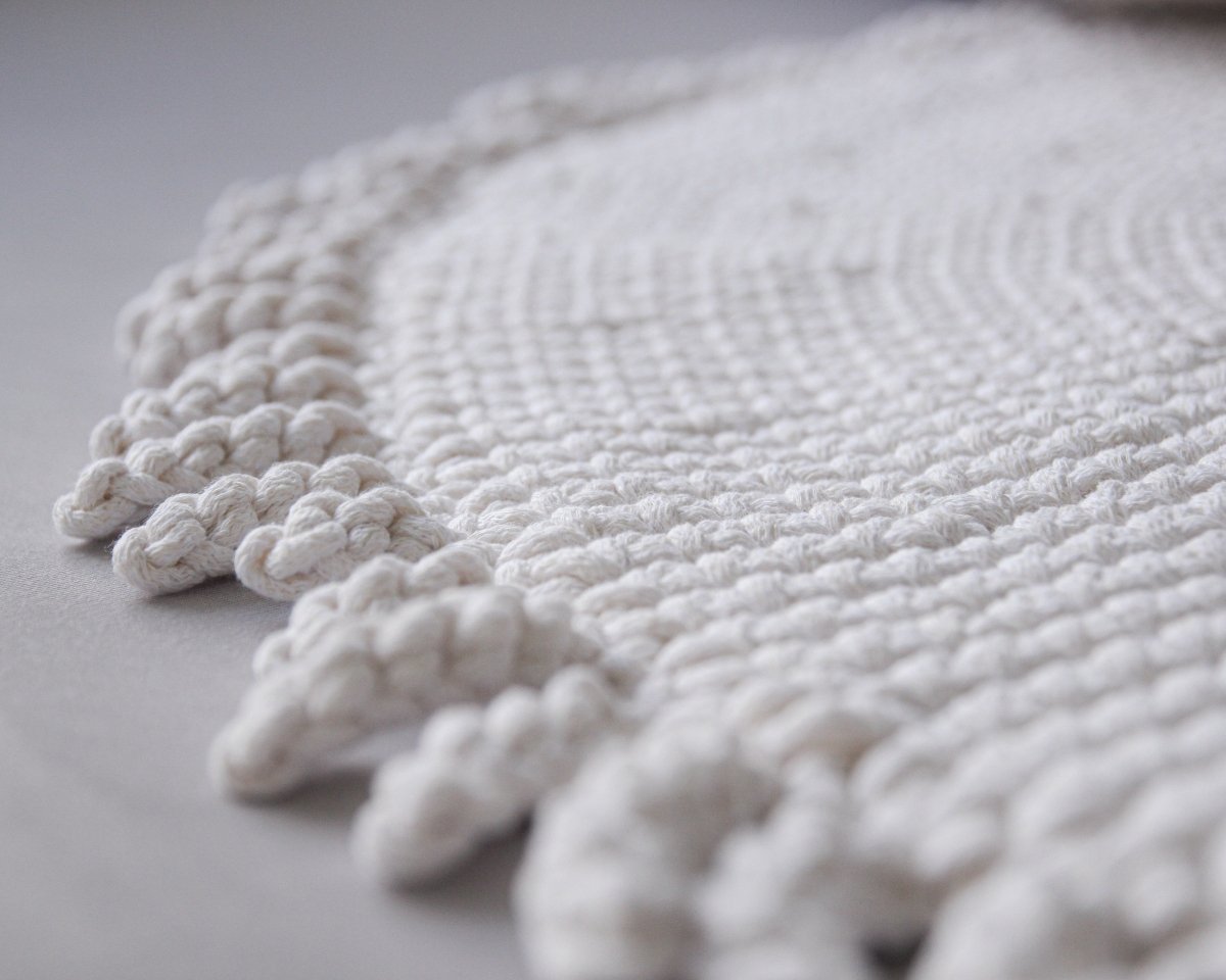 Crochet Rug SUN | IVORY