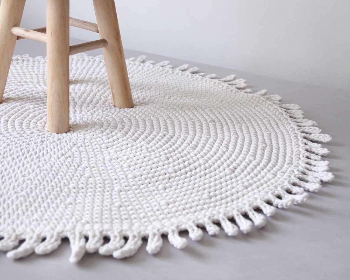 Crochet Rug SUN | IVORY