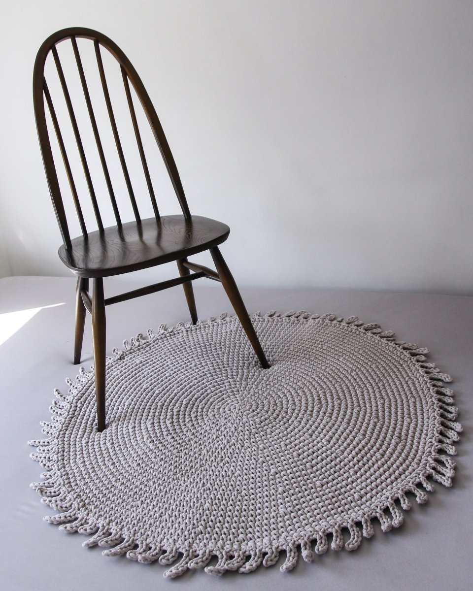 Crochet Rug SUN | OATMEAL