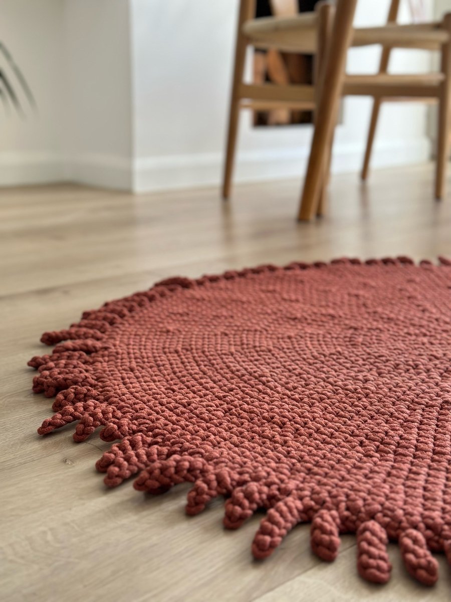 Crochet Rug SUN | TERRACOTTA
