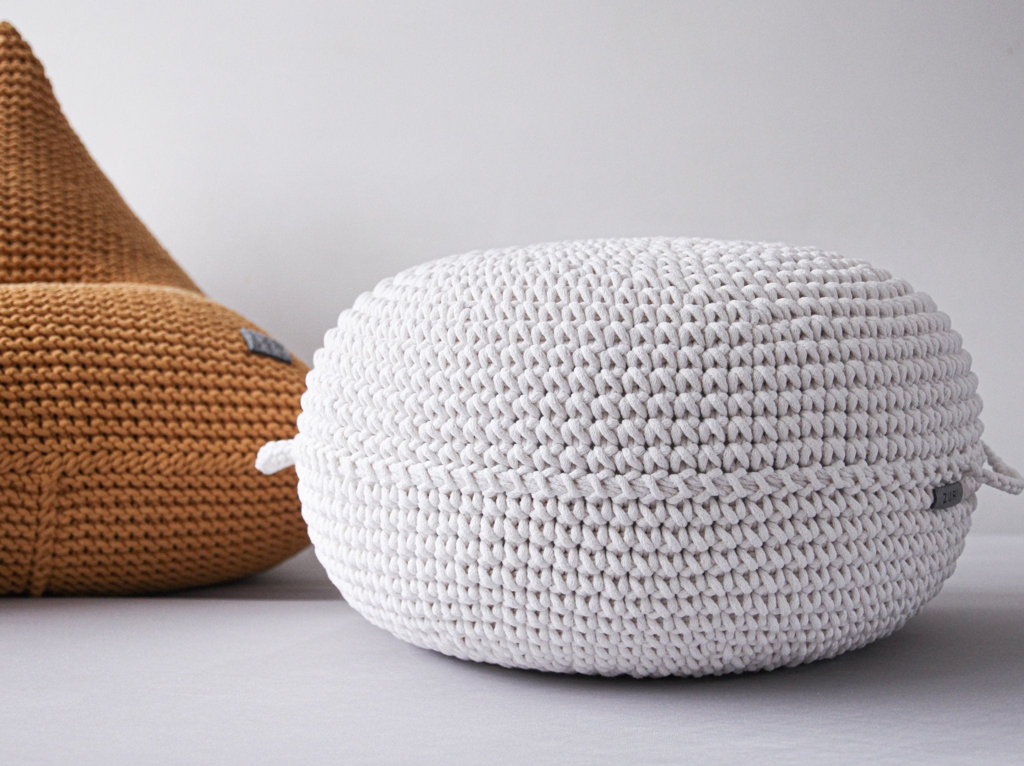 Crochet Ottoman | IVORY