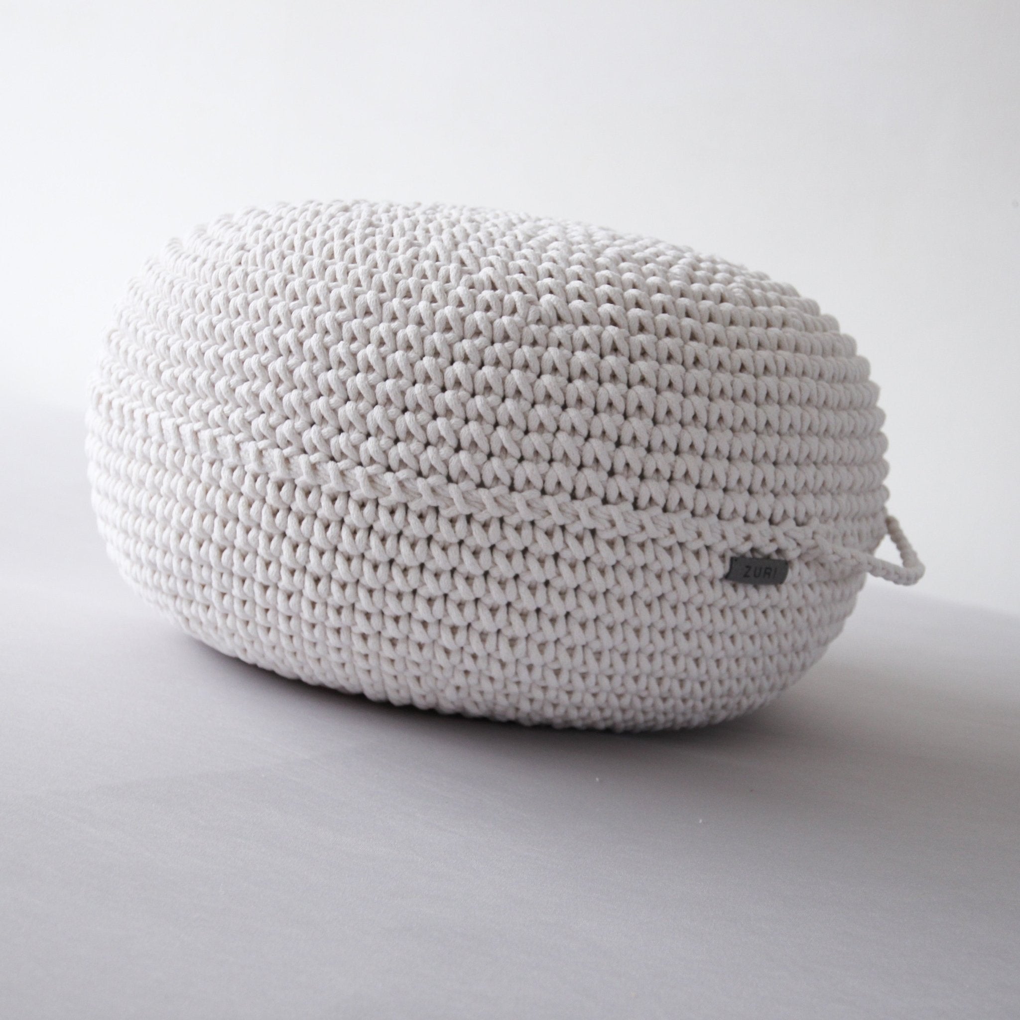 Crochet Ottoman | IVORY