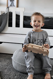 Crochet Ottoman | LIGHT GREY