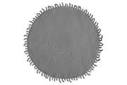 Crochet Rug SUN | DARK GREY
