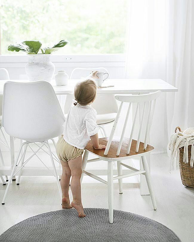 Crochet Rug MOON | DARK GREY