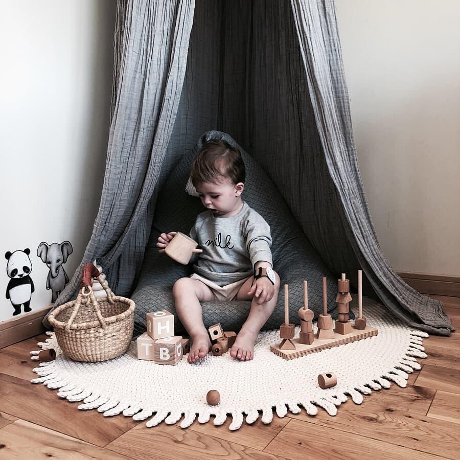 Crochet Rug SUN | IVORY