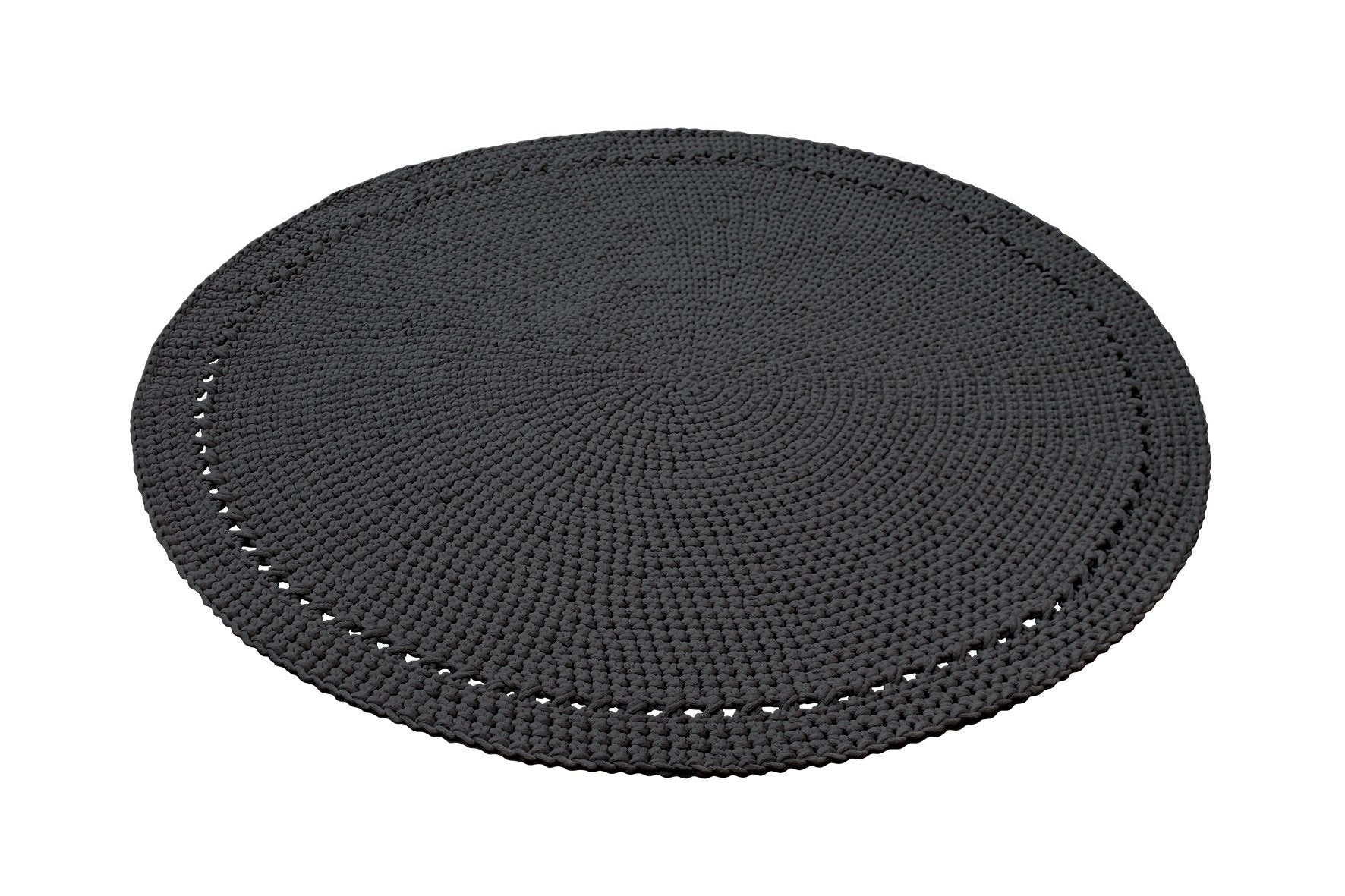 Crochet Rug NEBO | CHARCOAL
