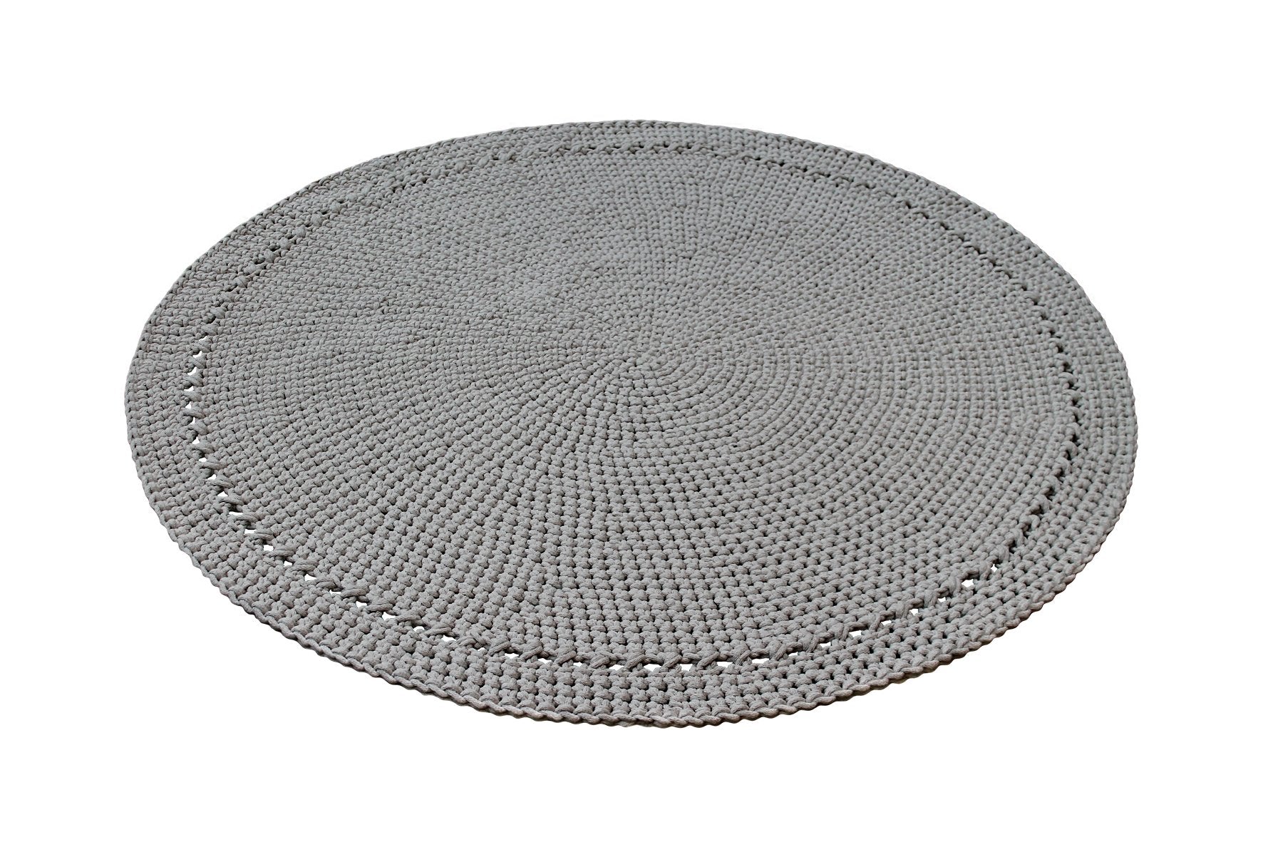 Crochet Rug NEBO | DARK GREY