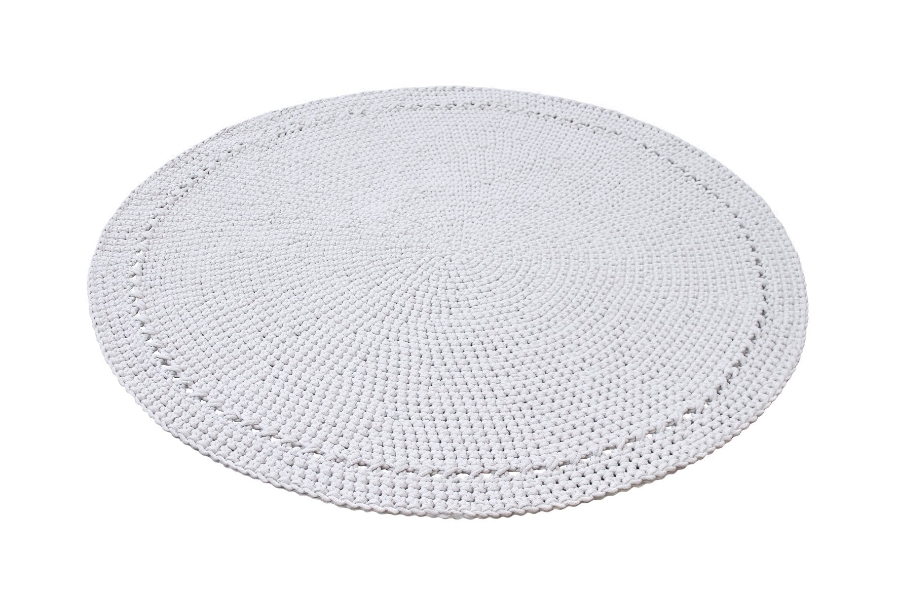 Crochet Rug NEBO | LIGHT GREY