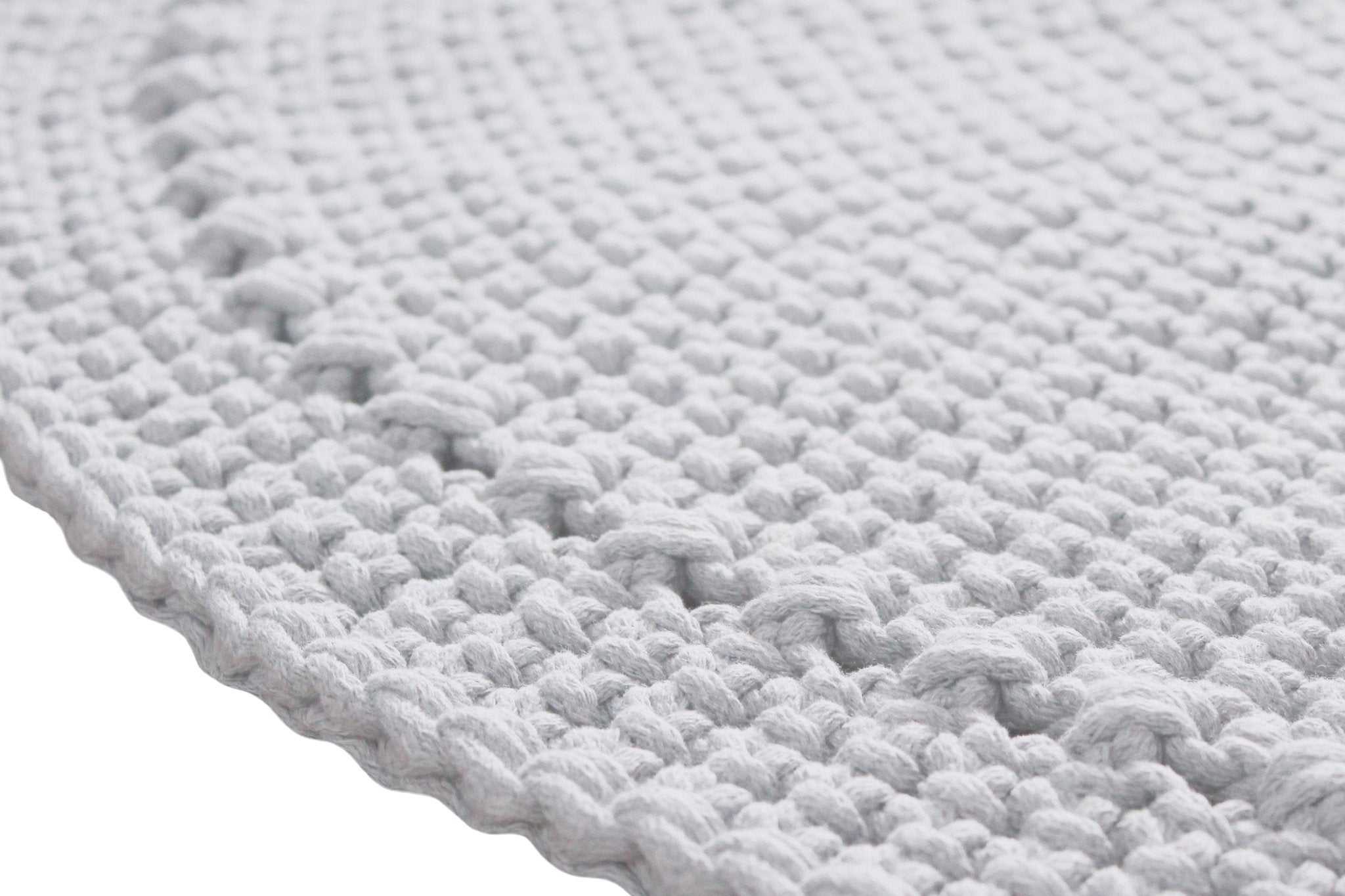 Crochet Rug NEBO | LIGHT GREY