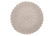 Crochet Doily Rug | BEIGE