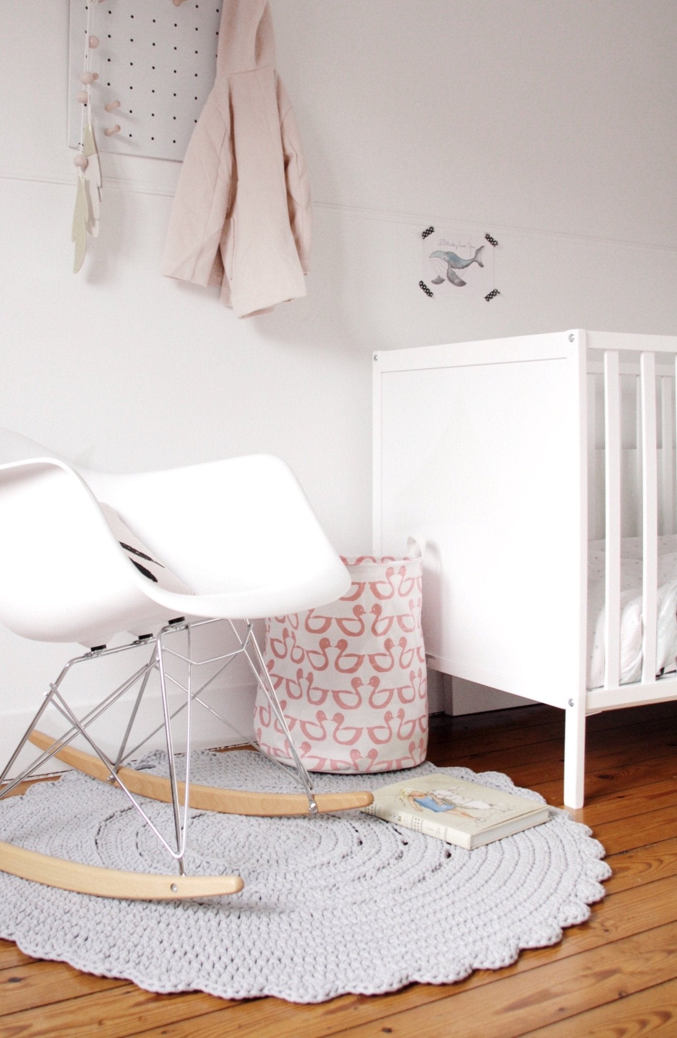 Crochet Doily Rug | LIGHT GREY