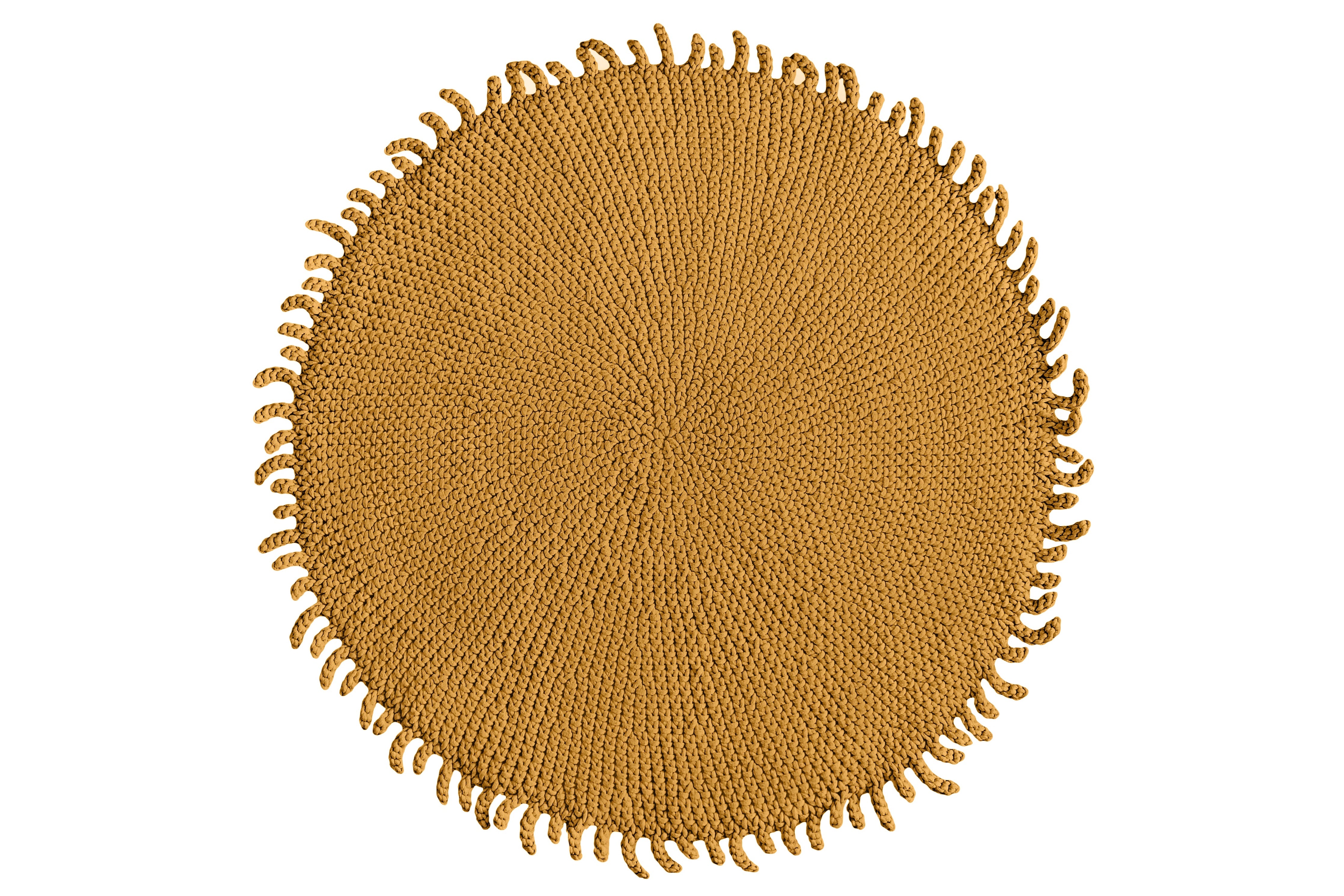 Crochet Rug SUN | MUSTARD