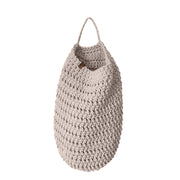 Crochet Hanging Bag, Large | BEIGE