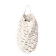 Crochet Hanging Bag, Large | IVORY