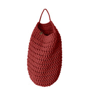 Crochet Hanging Bag, Large | TERRACOTTA