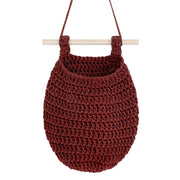 Crochet Hanging Basket, Large | TERRACOTTA