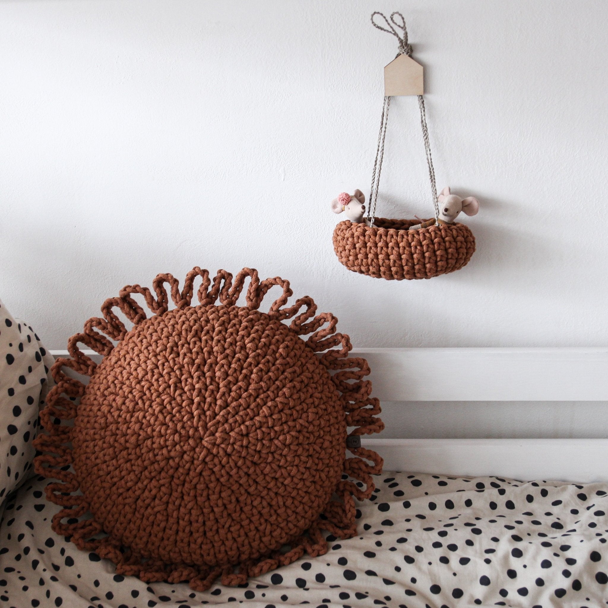 Crochet Kids Cushion FUN | AVOCADO