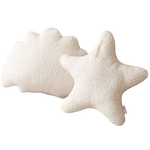 MINICAMP Seashell Pillows, Starfish Throw Pillows, Crustaceancore Decor | PACK of 2