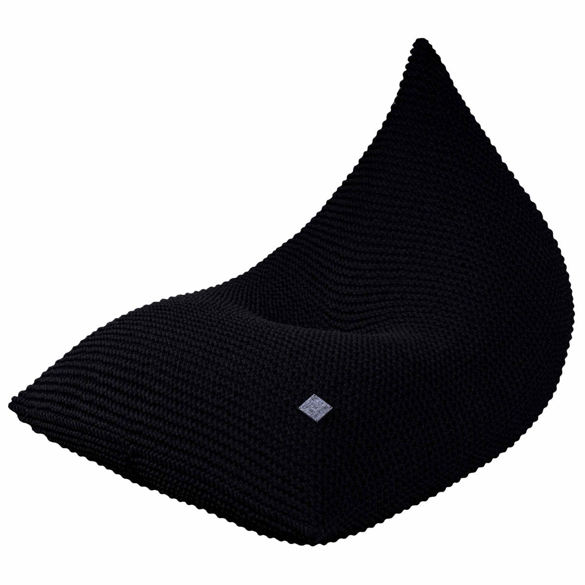 Knitted Bean Bag | BLACK