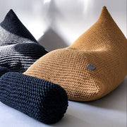 Knitted Bean Bag | CHARCOAL