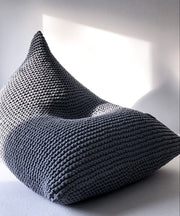 Knitted Bean Bag | DARK GREY