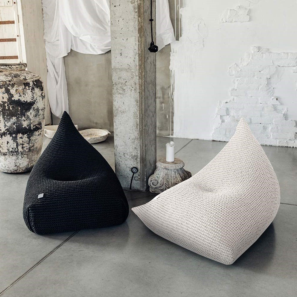 Knitted Bean Bag | IVORY