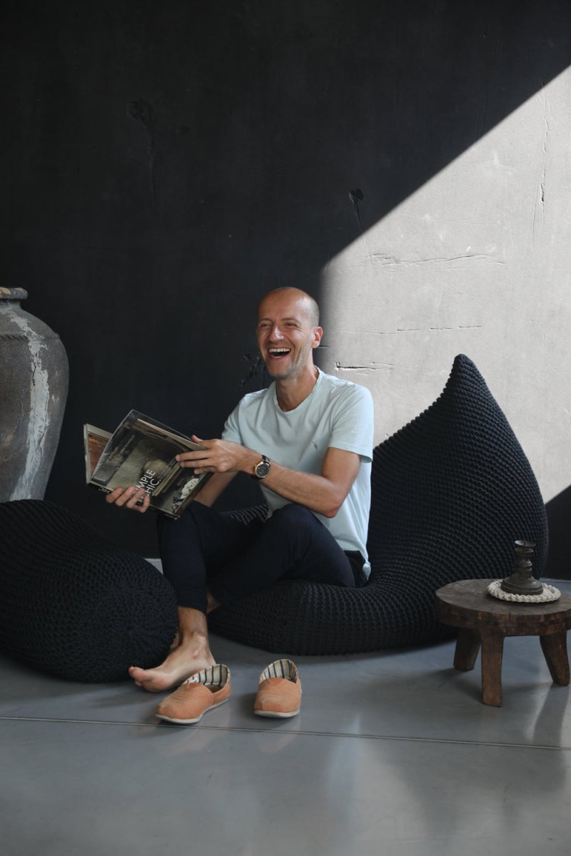 Knitted Bean Bag | OCEAN