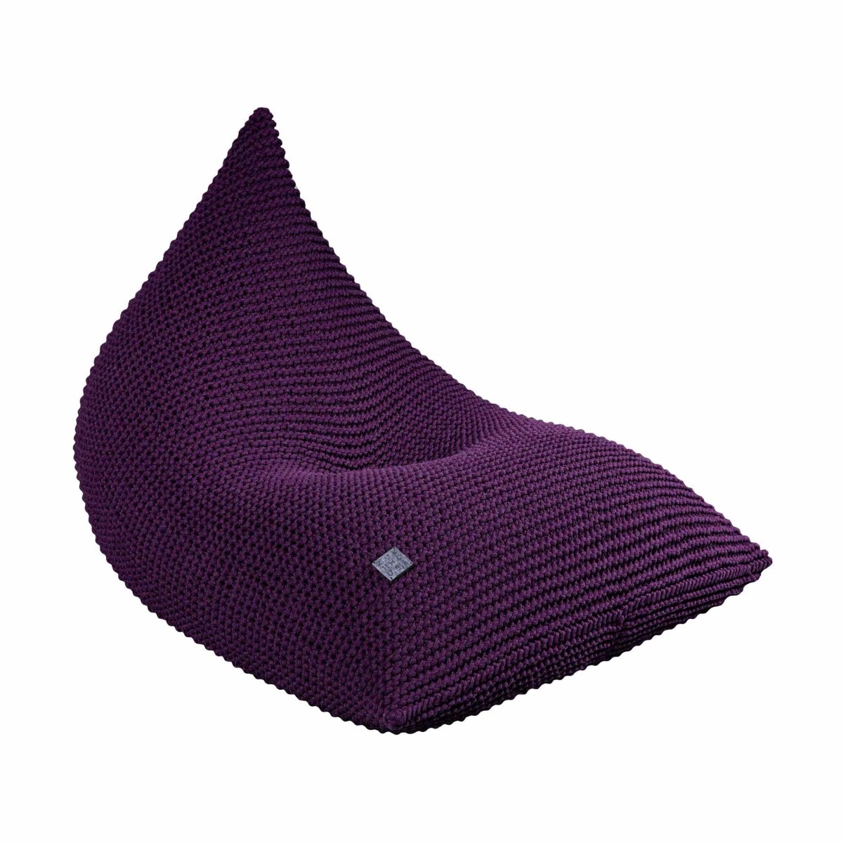 Knitted Bean Bag KIDS | AUBERGINE