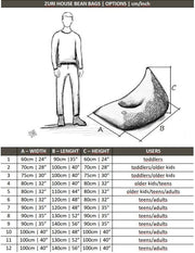 Knitted Bean Bag KIDS | GRAPHITE