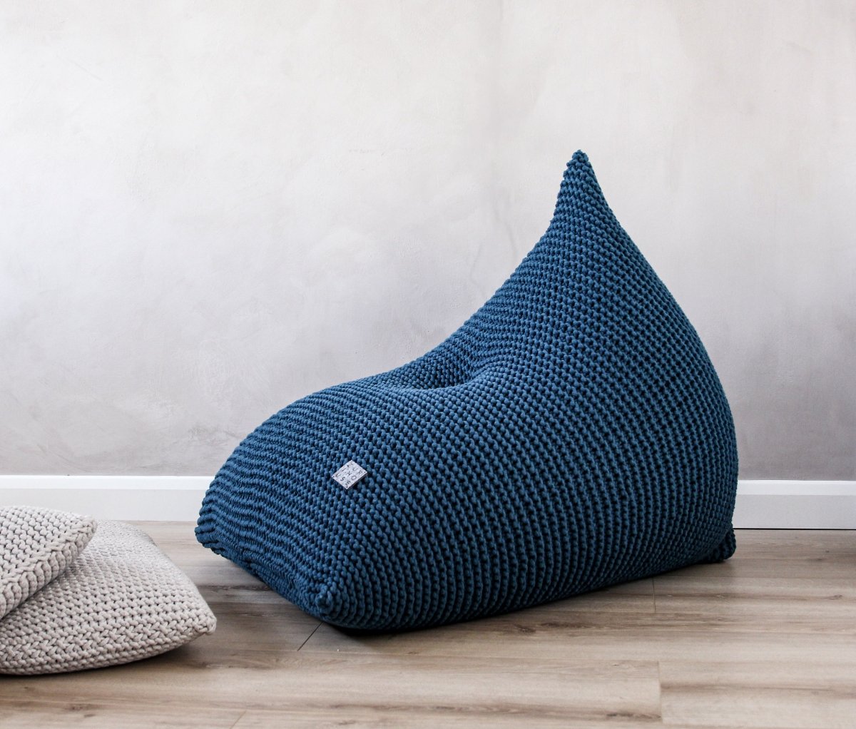 Knitted Bean Bag KIDS | PETROL
