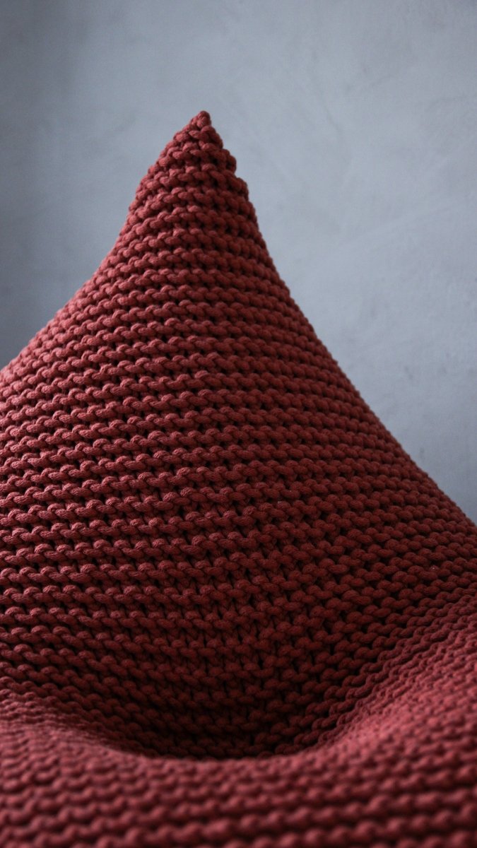 Knitted Bean Bag KIDS | TERRACOTTA