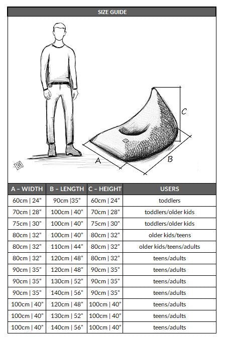 Knitted Bean Bag | AUBERGINE