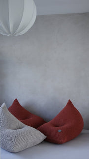 Knitted Bean Bag | TERRACOTTA