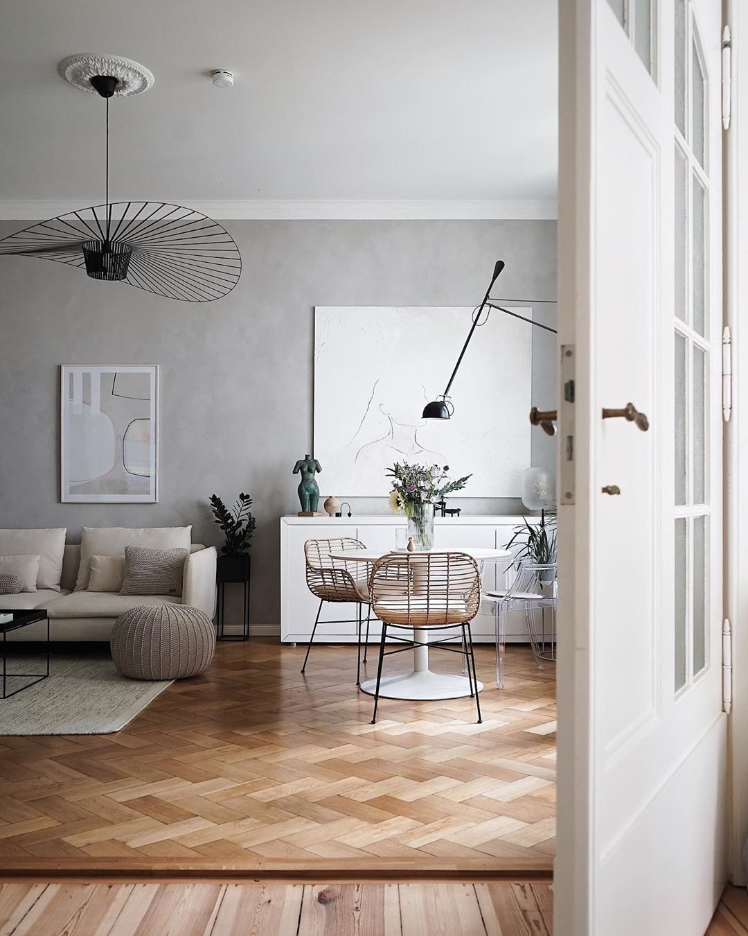 Knitted Square Cushion | BEIGE