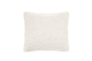 Knitted Square Cushion | IVORY