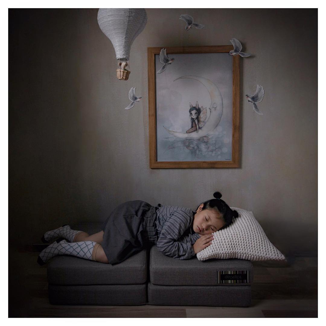 Knitted Square Cushion | IVORY