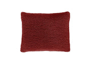 Knitted Square Cushion | TERRACOTTA