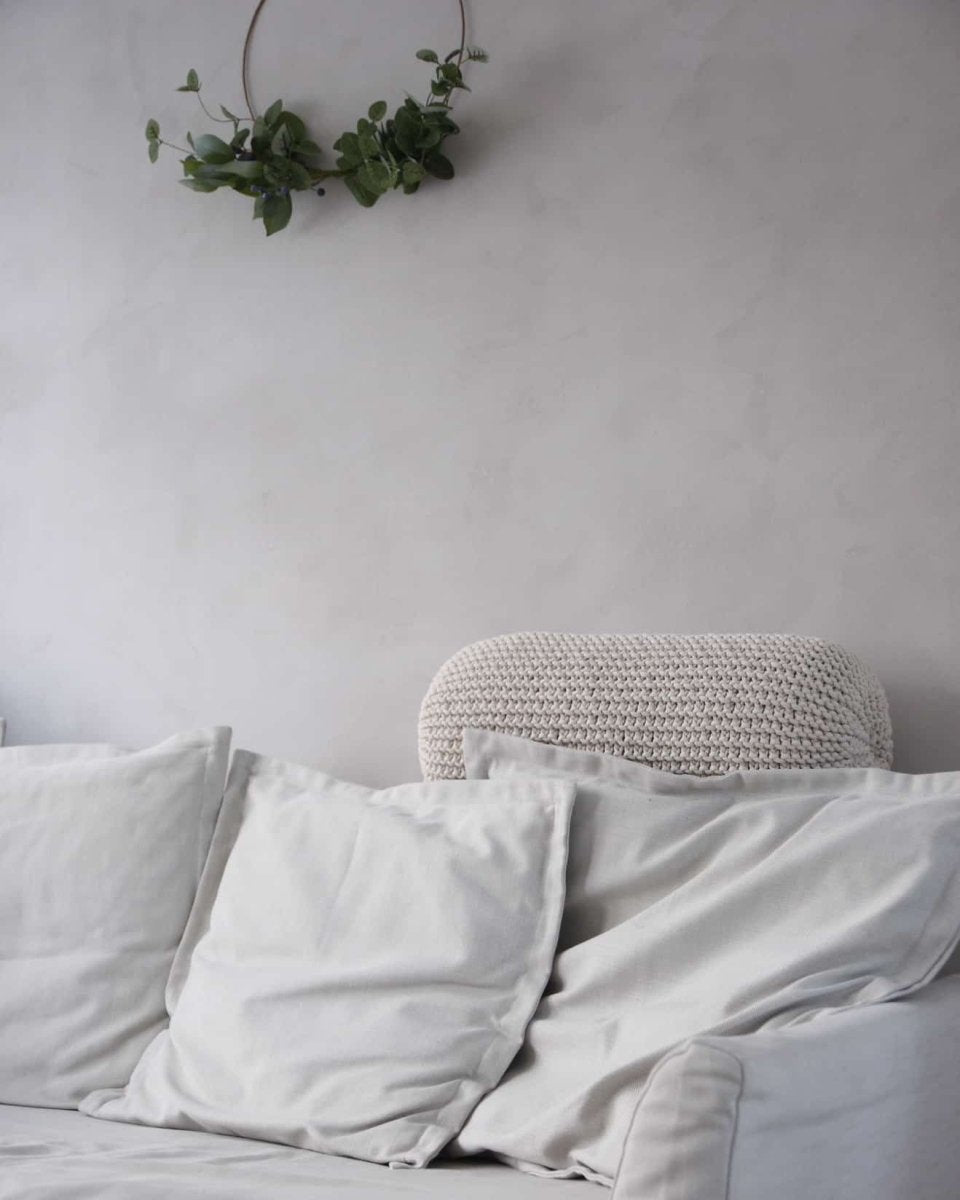 Knitted Neck Cushion | BEIGE