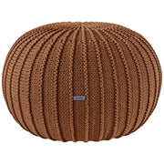 Knitted Pouffe, Large | CINNAMON