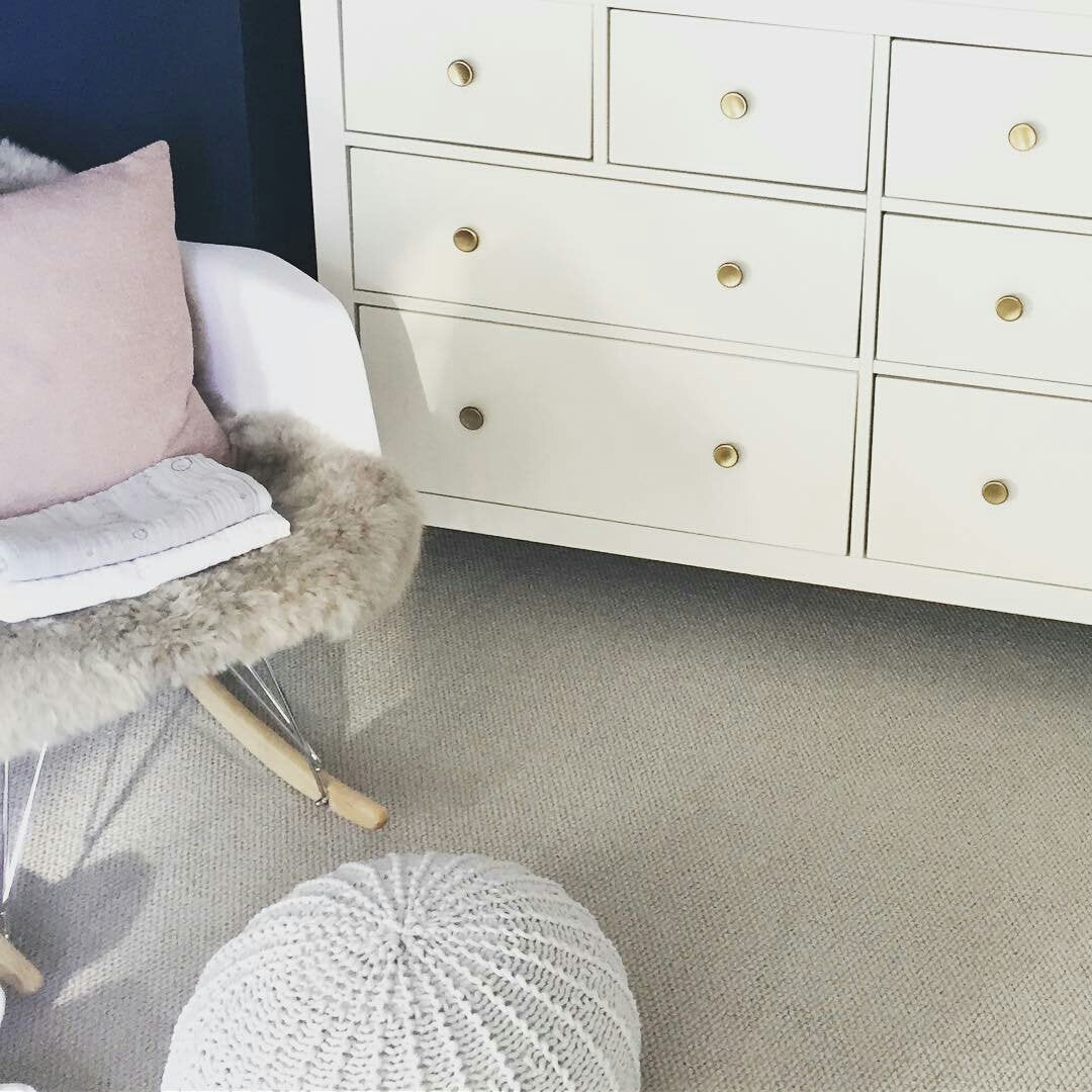 Knitted Pouffe, Small | LIGHT GREY