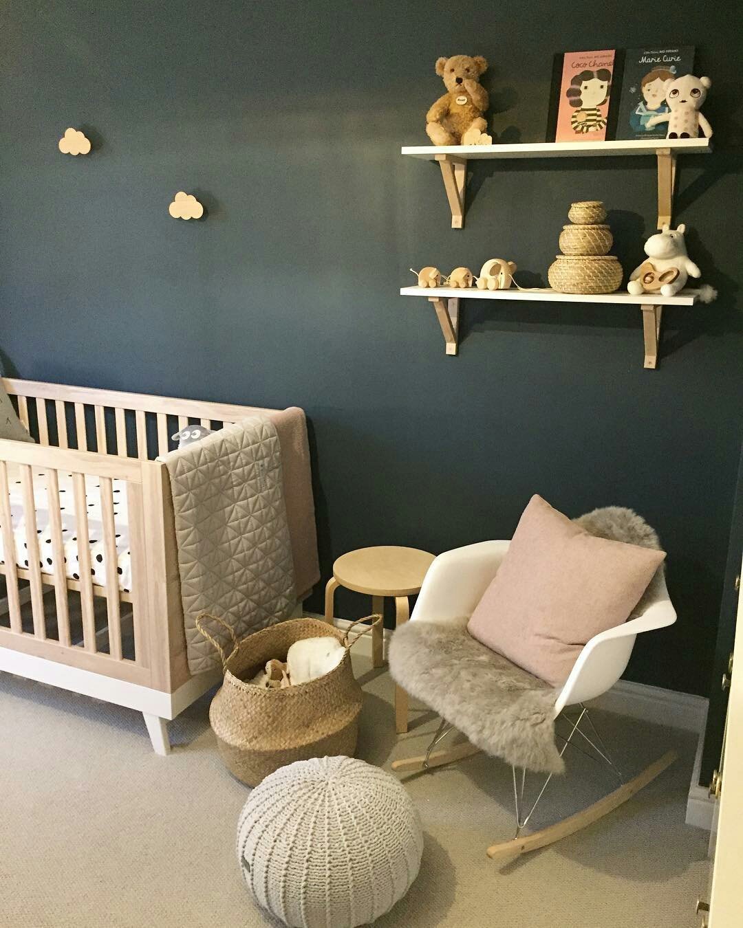 Knitted Pouffe, Small | LIGHT GREY