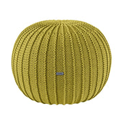 Knitted Pouffe, Medium | GOLDEN KIWI