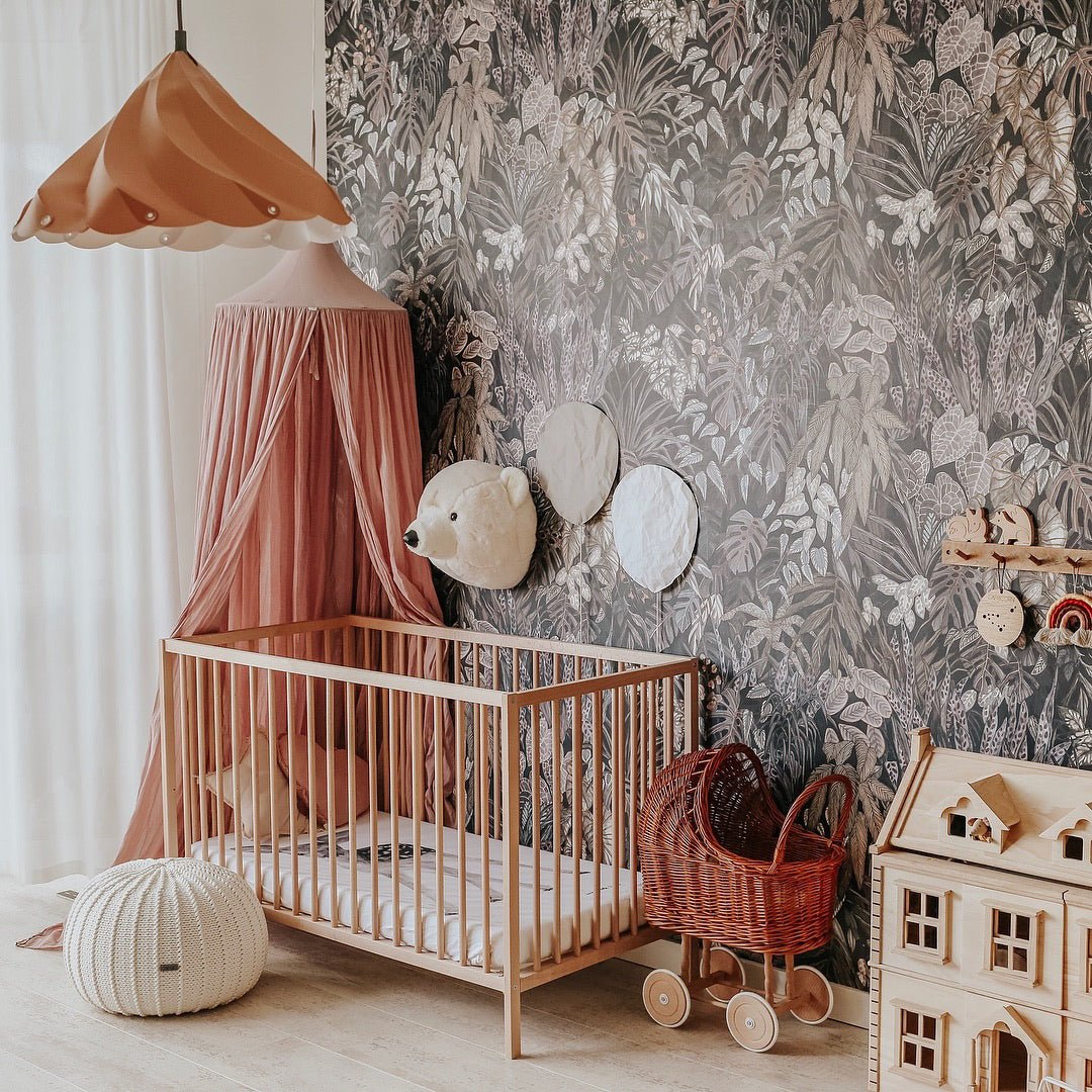 Knitted Pouffe, Medium | IVORY