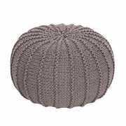 Knitted Pouffe, Small | MOCHA