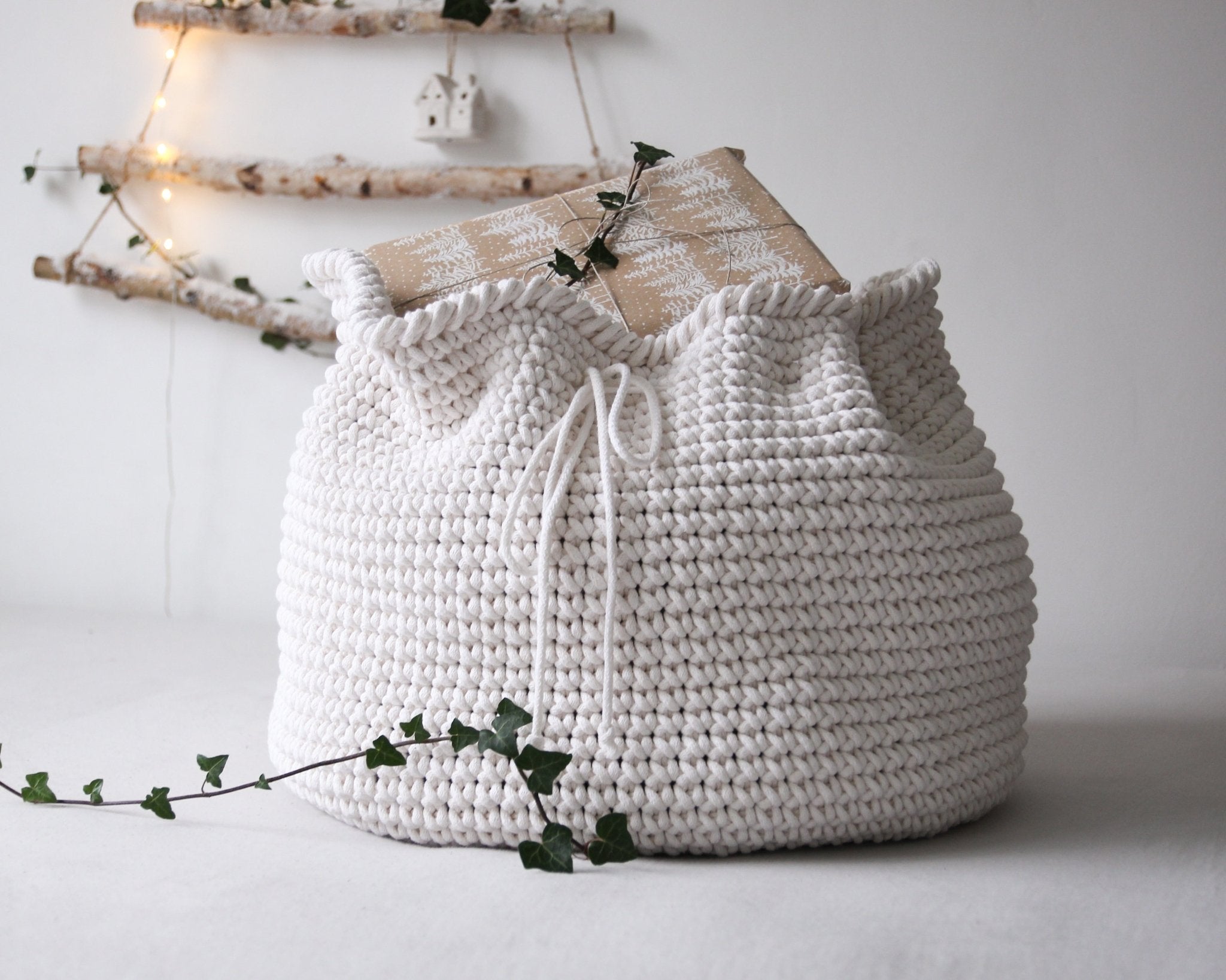 Large Santa Sack | Knitted
