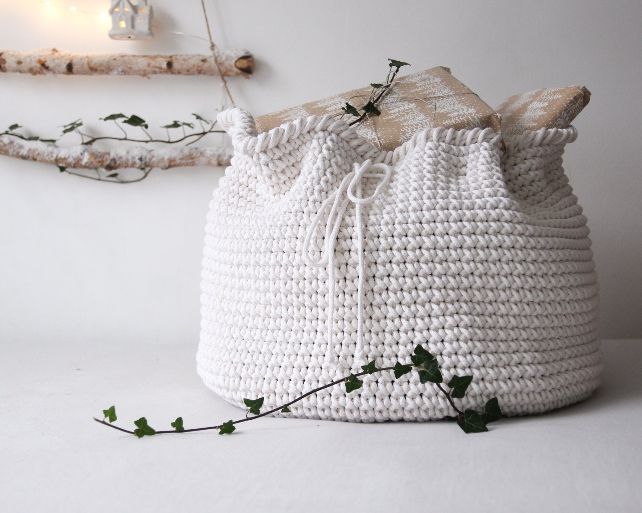 Large Santa Sack | Knitted