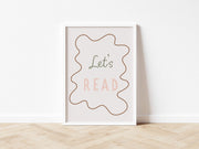 Let's Read - Wavy Edition - Fine Art Print